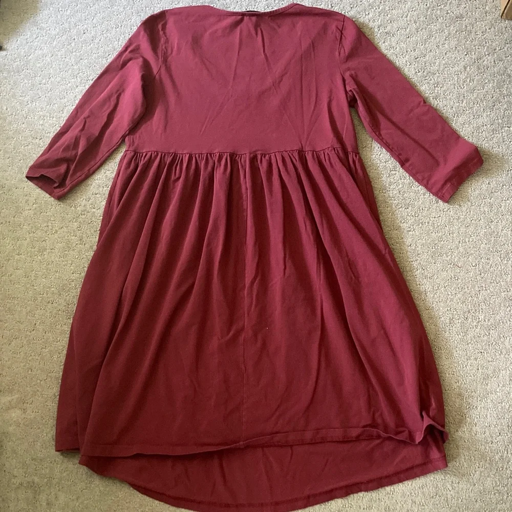ASOS Maternity burgundy red dress, Sz US 12. - Picture 3 of 7
